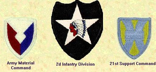 AMC, 2nd Infantry Div and 21st Support Command