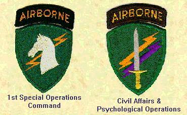 1st SOCOM and Civil Affairs Psychological Operations Command